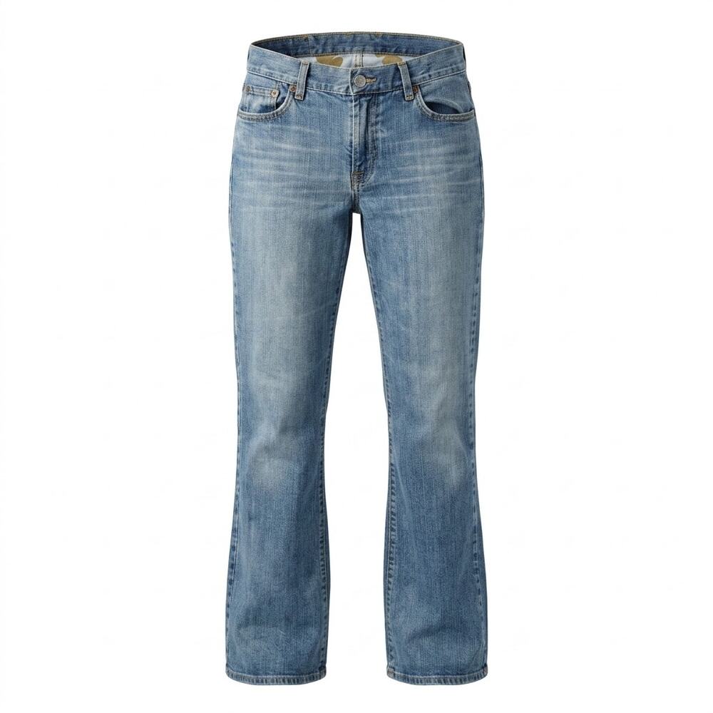 Vintage Lucky Brand Made in USA Blue Bootcut Denim Jeans Women Size 8